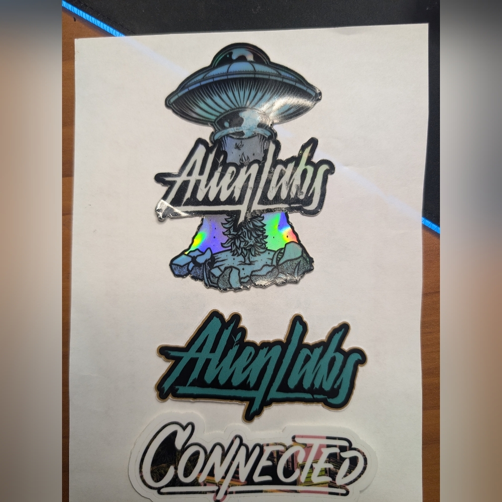 Alien Labs & Connected Cannabis Co Sticker Set